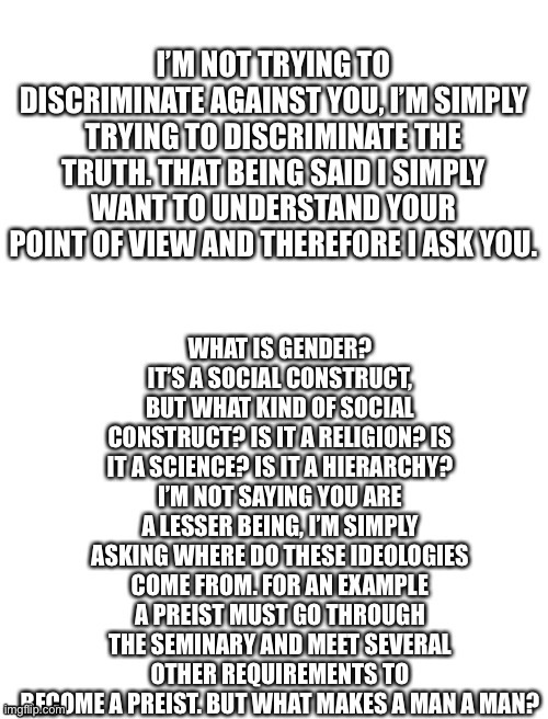 Just asking | image tagged in lgbtq,gender identity | made w/ Imgflip meme maker