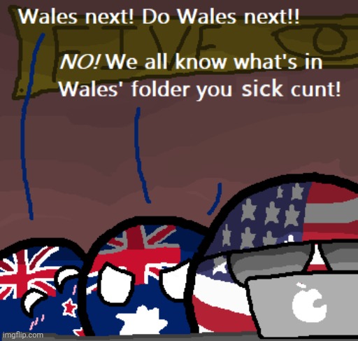 i wonder what's in wales' folder | made w/ Imgflip meme maker