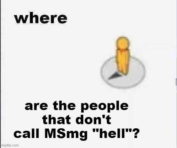 Unpopular Opinion: It isn't hell. People just make Imgflip such a big part of their lives it starts eating them. | are the people that don't call MSmg "hell"? | image tagged in where | made w/ Imgflip meme maker