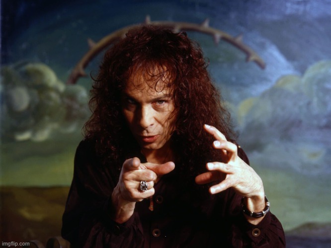 Ronnie James DIO | . | image tagged in ronnie james dio | made w/ Imgflip meme maker