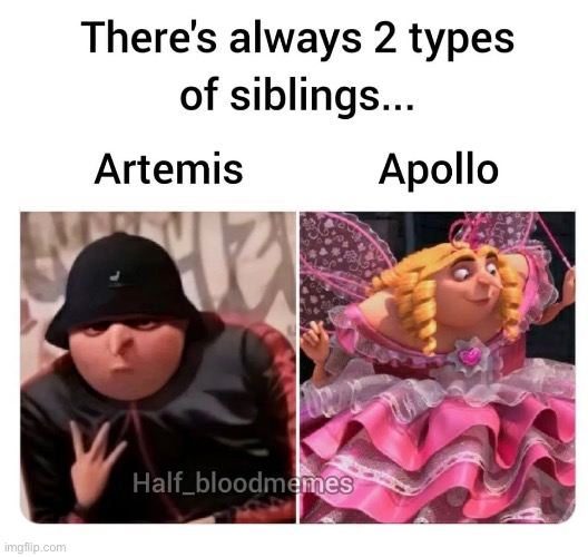 image tagged in percy jackson,siblings,funny,accurate | made w/ Imgflip meme maker