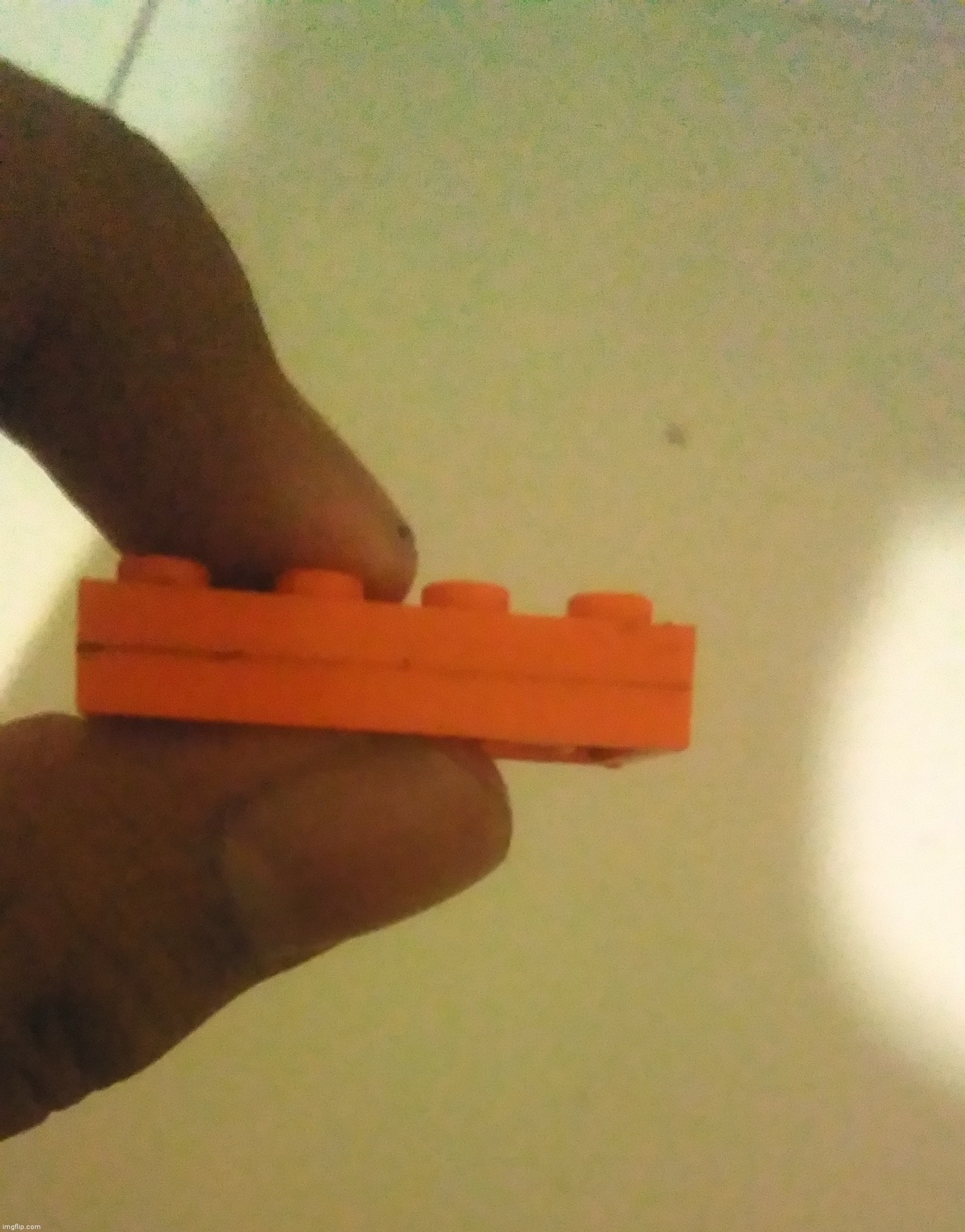 gonna try splitting these shut tight lego pieces with sweaty hands no nails | made w/ Imgflip meme maker