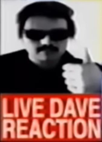 High Quality Live Dave Reaction Blank Meme Template