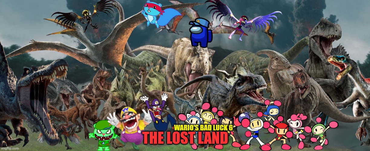 Wario's Bad Luck 6.mp3 |  WARIO'S BAD LUCK 6; THE LOST LAND | image tagged in wario dies,wario,too many tags | made w/ Imgflip meme maker