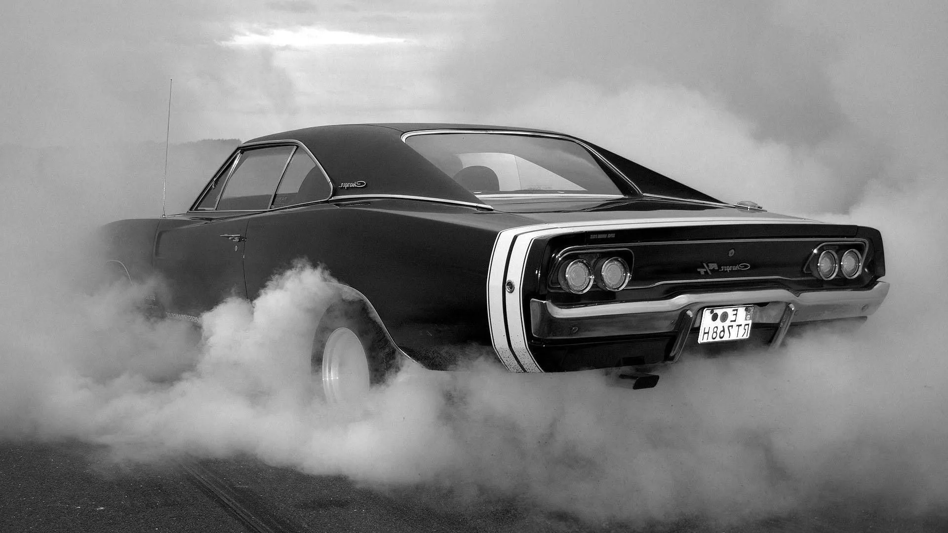 High Quality muscle car burnout Blank Meme Template