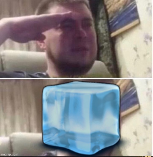 Crying salute | ? | image tagged in crying salute | made w/ Imgflip meme maker