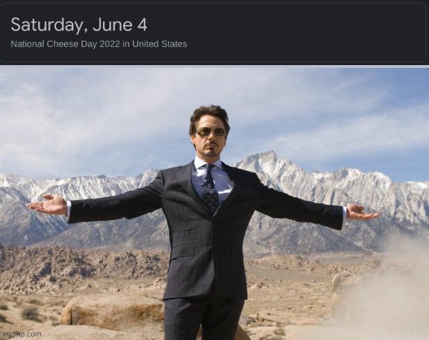 WTF HOW DID I NOT KNOW THIS- | image tagged in friday tony stark | made w/ Imgflip meme maker