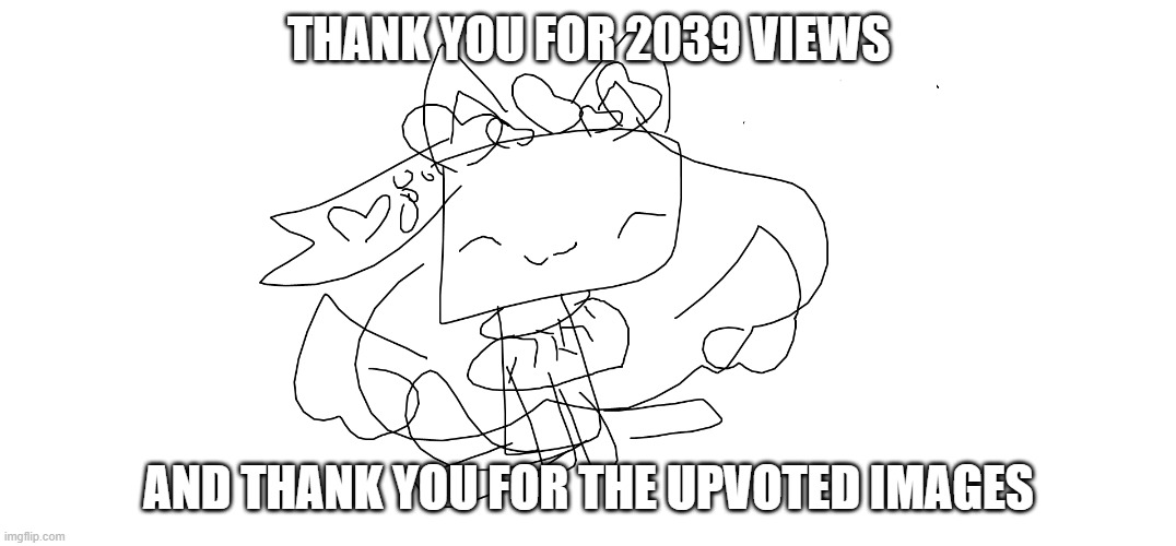 Thank You | THANK YOU FOR 2039 VIEWS; AND THANK YOU FOR THE UPVOTED IMAGES | image tagged in thank you | made w/ Imgflip meme maker