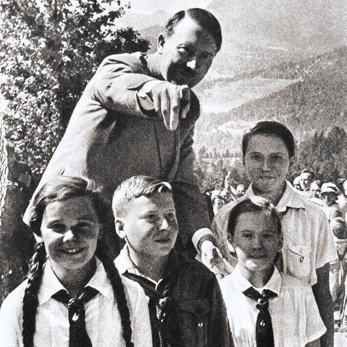 High Quality The Führer and his children Blank Meme Template