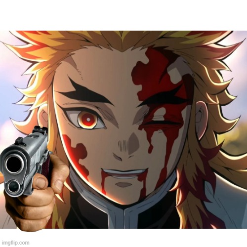 Dead Rengoku | image tagged in blank white template | made w/ Imgflip meme maker