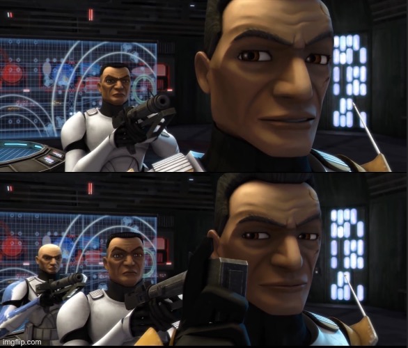 clone wars cody and rex Blank Meme Template