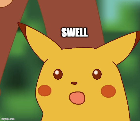 Surprised Pikachu finds out that nouveau Supermen use their supercharged media bimbos for secret yet very bemusing public codes | SWELL | image tagged in surprised pikachu hd | made w/ Imgflip meme maker