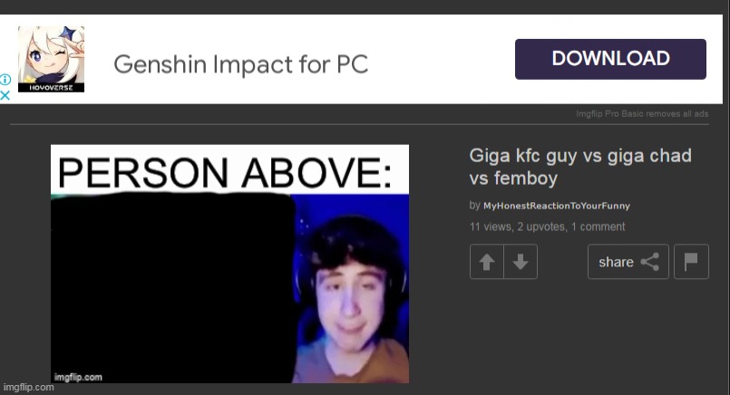 Giga kfc guy vs giga chad vs femboy - Imgflip