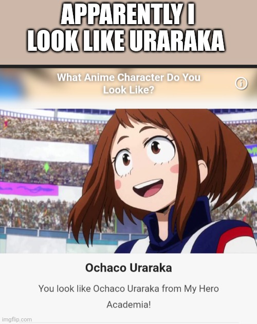 APPARENTLY I LOOK LIKE URARAKA | made w/ Imgflip meme maker