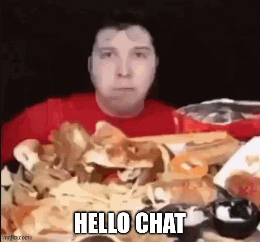 ._. | HELLO CHAT | image tagged in _ | made w/ Imgflip meme maker