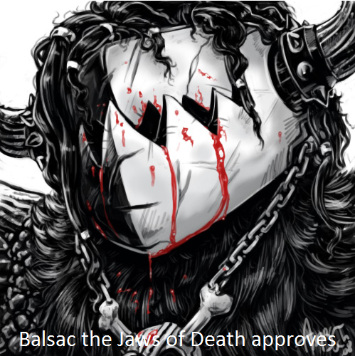 Balsac The Jaws Of Death Approves Blank Meme Template