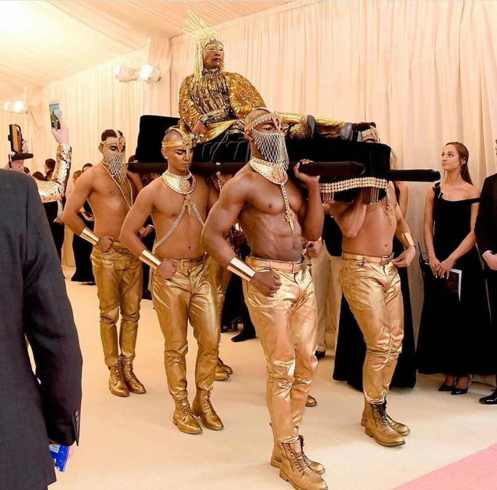 High Quality Billy Porter Met Gala Blank Meme Template