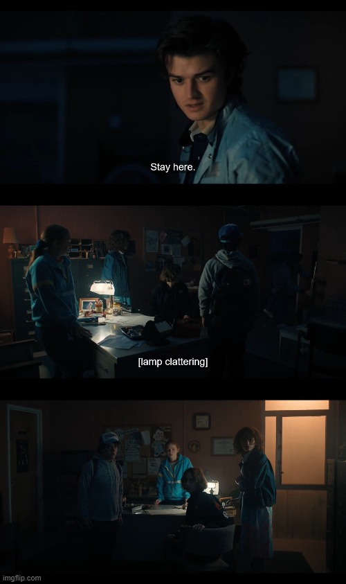 Bro really brought a lamp to fight some 10 foot demon with tentacles coming out of it's back | made w/ Imgflip meme maker