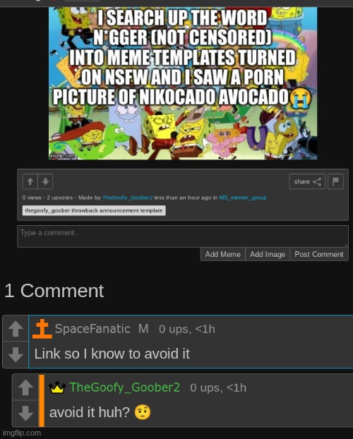 spacefanatic caught in 4k | made w/ Imgflip meme maker