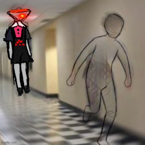 repost but add your oc being chased by the S_O_U_P stream--- | made w/ Imgflip meme maker
