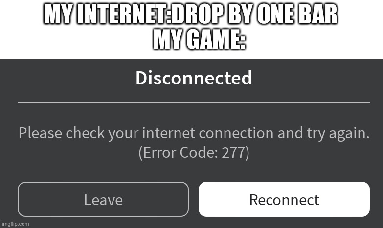 Roblox Error Code 293 - Imgflip