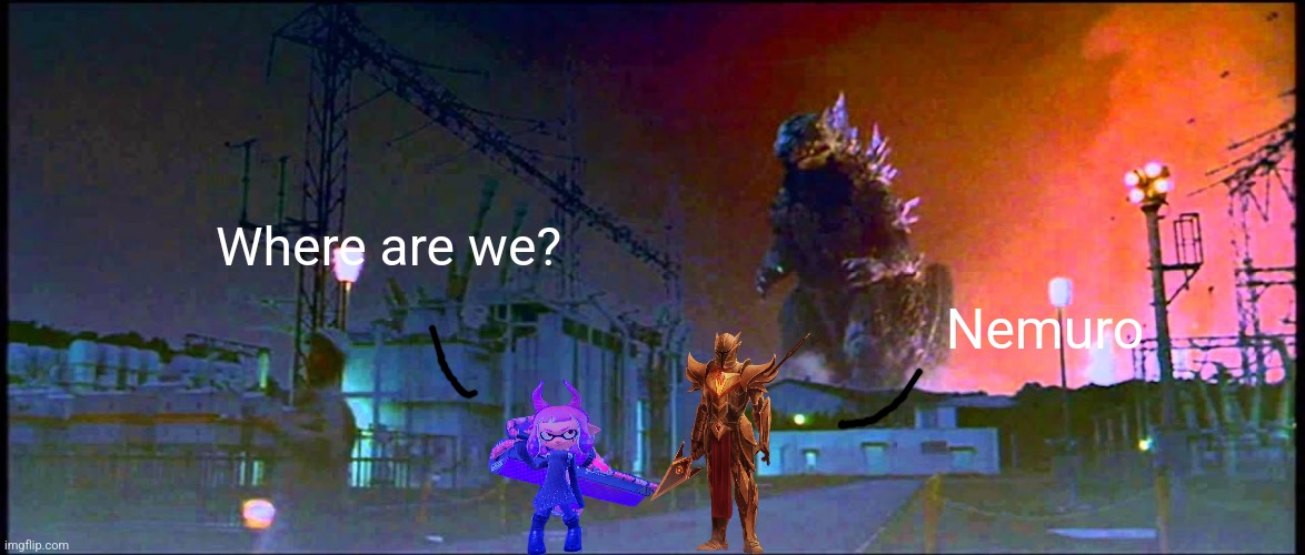 Godzilla appears in Numero | Where are we? Nemuro | made w/ Imgflip meme maker
