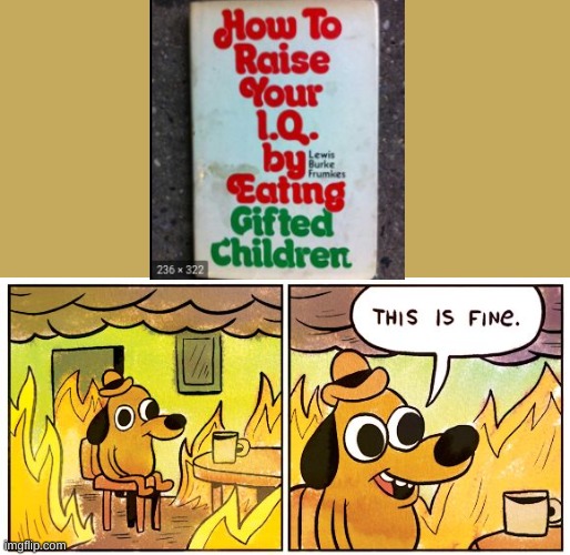 nice title | image tagged in memes,this is fine | made w/ Imgflip meme maker