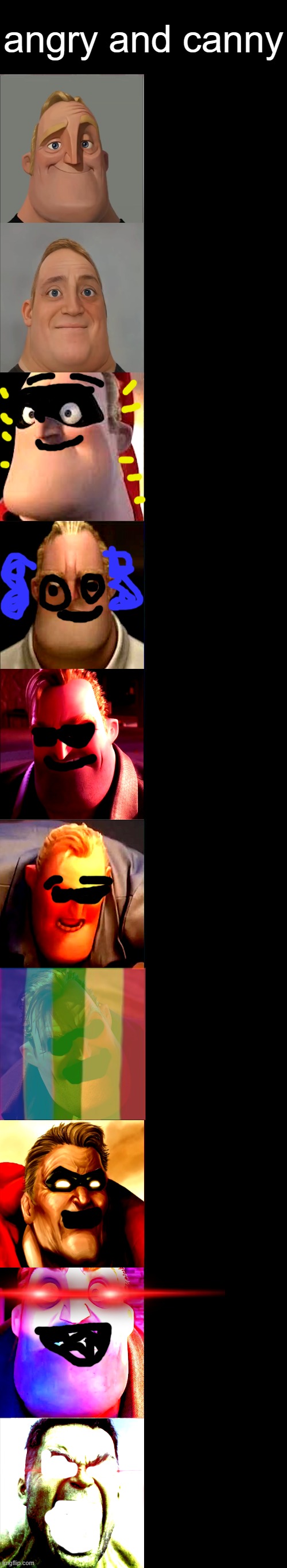 Mr. Incredible Becoming Angry | angry and canny | image tagged in mr incredible becoming angry | made w/ Imgflip meme maker