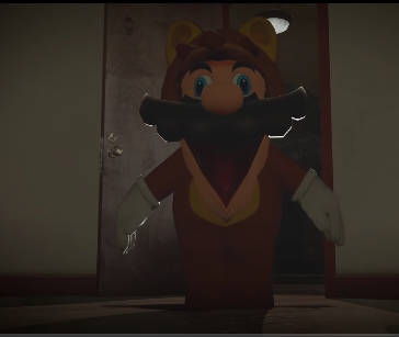 Tanooki Mario comes to steal your liver Blank Meme Template