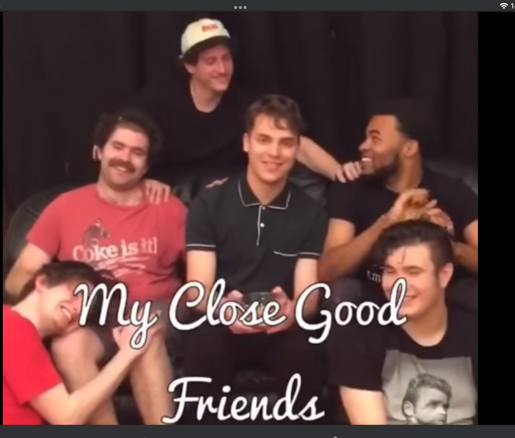 My closest Good Friends Blank Meme Template