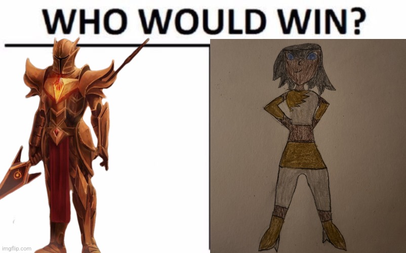 Xander vs Diana | image tagged in memes,who would win | made w/ Imgflip meme maker