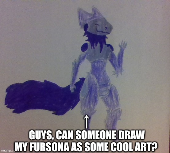 I don't have one of those sketch pads (wish i did tho) | ↑; GUYS, CAN SOMEONE DRAW MY FURSONA AS SOME COOL ART? | image tagged in midnight announcement template | made w/ Imgflip meme maker