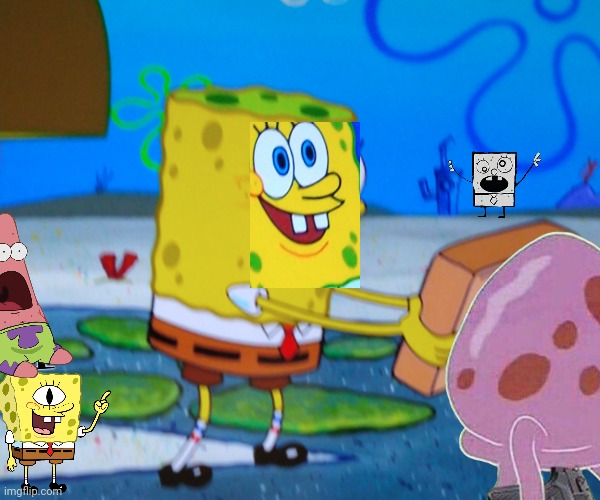 image tagged in spongebill circlepants | made w/ Imgflip meme maker