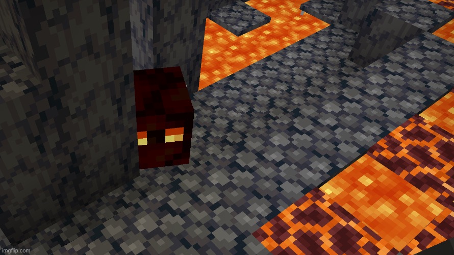 minecraft lava creature my beloved | made w/ Imgflip meme maker