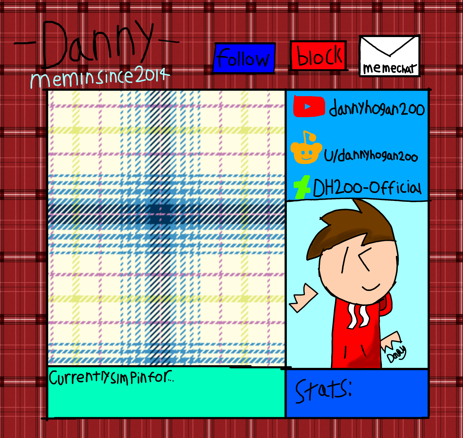 Danny’s announcement template Blank Meme Template