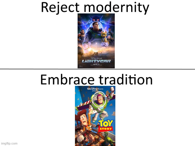 Why are you all waiting for this film | image tagged in reject modernity embrace tradition,toy story,nostalgia | made w/ Imgflip meme maker