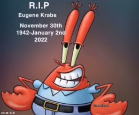 mr krabs dies to arbys | image tagged in mr krabs dies to arbys | made w/ Imgflip meme maker