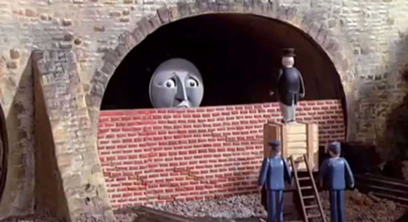 Thomas Train bricked Blank Meme Template
