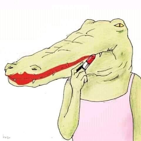 Being a Crocodile isn’t easy Blank Meme Template