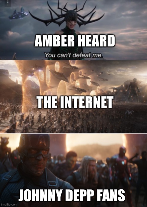 It’s true tho | AMBER HEARD; THE INTERNET; JOHNNY DEPP FANS | image tagged in avengers endgame portals,amber heard,johnny depp | made w/ Imgflip meme maker