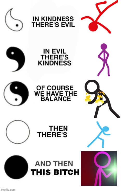 Yin Yang | image tagged in in kindness there's evil | made w/ Imgflip meme maker