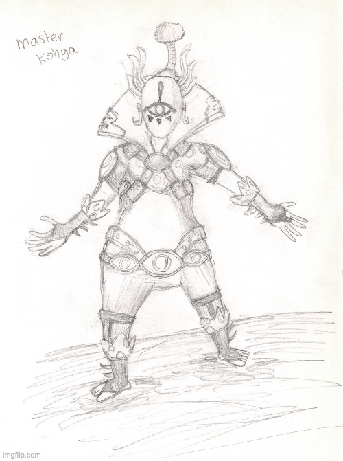 I drew Kohga what do you think? | image tagged in the legend of zelda breath of the wild,the legend of zelda | made w/ Imgflip meme maker