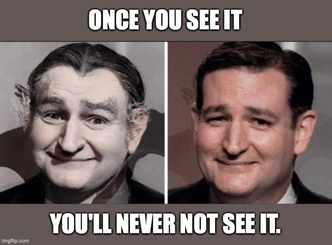 grandpa cruz | ONCE YOU SEE IT; YOU'LL NEVER NOT SEE IT. | made w/ Imgflip meme maker