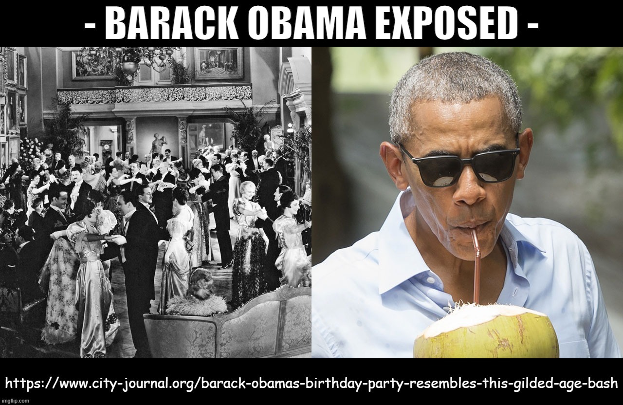 The party was held on a 29-acre, $12 million estate on the shore of Martha’s Vineyard. The tent was the size of a football field | image tagged in barack obama exposed | made w/ Imgflip meme maker