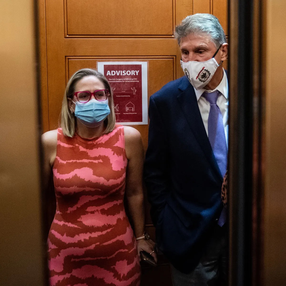 High Quality Joe Manchin Kyrsten Sinema Blank Meme Template