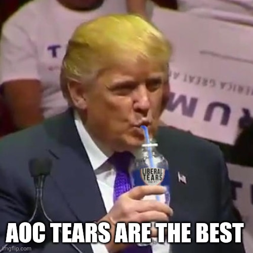 AOC TEARS ARE THE BEST | made w/ Imgflip meme maker