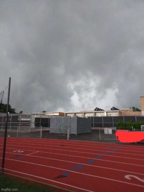 Some clouds that were over my school last night at band conditioning | made w/ Imgflip meme maker