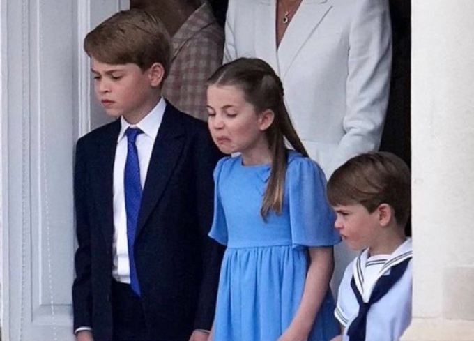 Royal kids disgusted Blank Meme Template