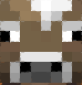 High Quality minecraft cow face Blank Meme Template