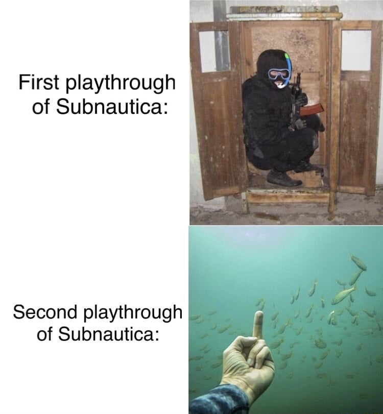 High Quality subnautica Blank Meme Template